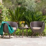 Amazon.com: GDF Studio Patio Furniture ~ 3 Piece Outdoor Modern
