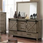 Gracie Oaks Ashly 4 Drawer Combo Dresser with Mirror | Wayfair