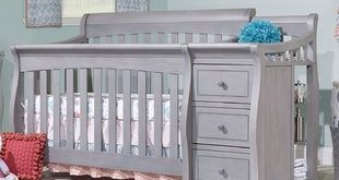 Grey Crib & Changing Table Combo You'll Love | Wayfair
