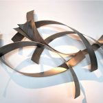 Metro Modern Curtis Jere Abstract Metal Wall Sculpture - Abstract