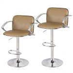 Amazon.com: Asense Leather Height Adjustable Bar Stools Chair with