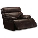 Furniture Barington Leather Power Glider Recliner with Power
