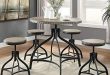Amazon.com - Kenneth 5-Pc Adjustable Height Round Dining Table Set