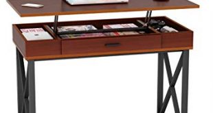 Tribesigns Computer Desk with Lift Top, Height Adjustable Writing
