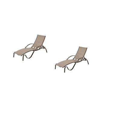 Aluminum - Outdoor Chaise Lounges - Patio Chairs - The Home Depot