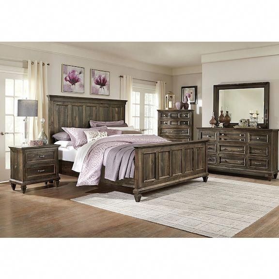 Calistoga 4-Piece King Bedroom Set - Charcoal in 2018 | Home