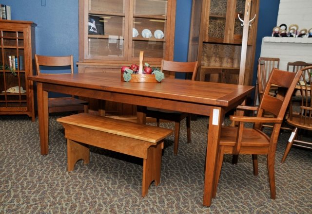 Amish Dining Set 120 - The Amish Connection | Solid Wood Furniture