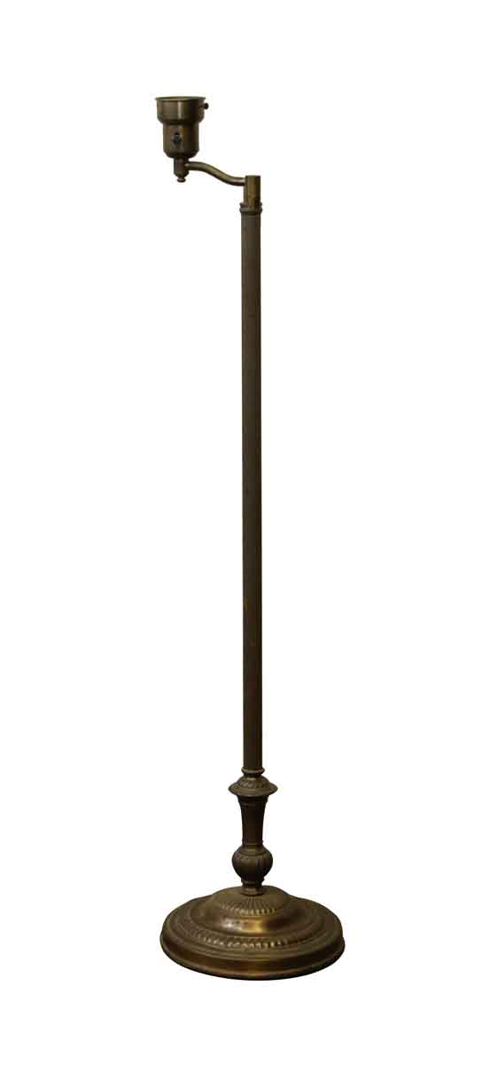 1940s Antique Brass Swing Arm Floor Lamp | Olde Good Things