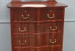Antique Chest Of Drawers With Mirror |  Era Mahogany Serpentine