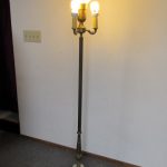Antique Floor Lamp With Milk Glass Shade - Lamp Design Ideas