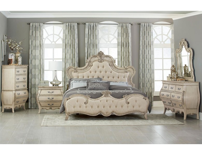Elsmere Antique White Bedroom Furniture