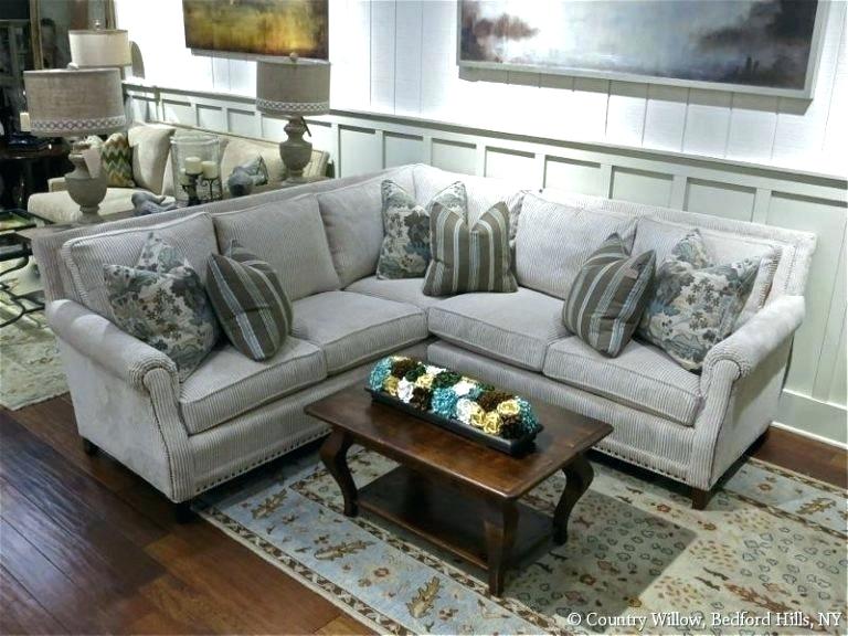 Apartment Size Leather Sectional Sofa Small Scale Sofas Large