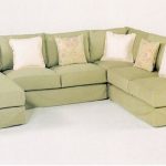 CL-1604 slip 4 pc custom armless sectional sofa with slip covered pieces