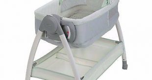 Portable Baby Bassinet and Diaper Changer Station with Canopy and