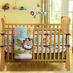 Amazon.com : Cute Lion Safari Baby Boy 7 Pieces Nursery Crib Bedding