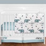 Amazon.com : Bear Mountain Watercolor Baby Boy Crib Bedding Set