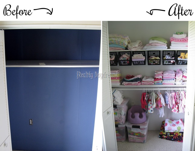 Kids and Nursery Closet Organization Ideas