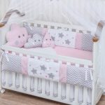 Baby girl crib bedding set | Etsy