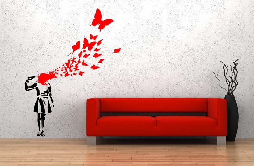 Butterfly Girl from Banksy on your wall? It´s possible!