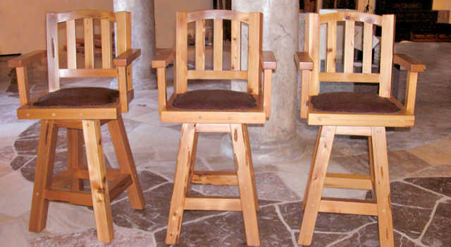 Innovative Bar Stool With Back And Arms Wooden Swivel Stools Regard