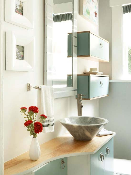 More Storage Solutions for a Small Bathroom - Dig This Design