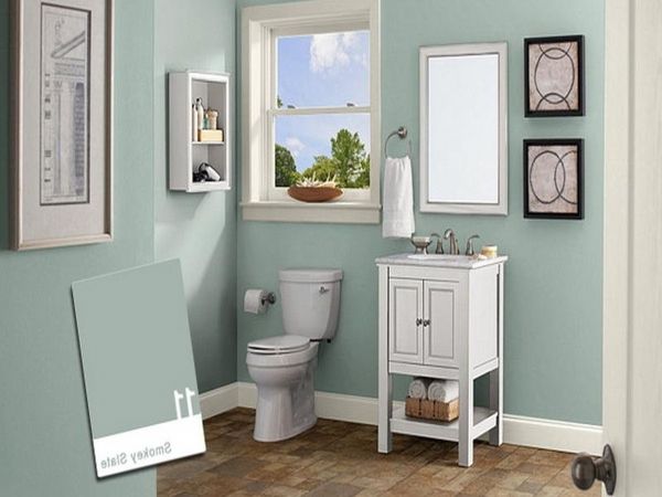 Beautiful Small Bathroom Paint Colors For Small Bathrooms With No