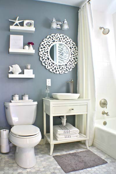 57 Small Bathroom Decor Ideas | organize | Bathroom design small