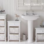 53 Freestanding White Bathroom Furniture, Showerdrape White