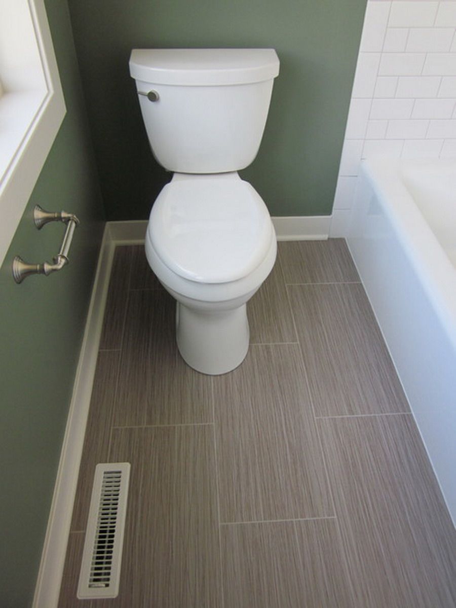 Nice Contemporary Small Bathroom with Vinyl Flooring Ideas