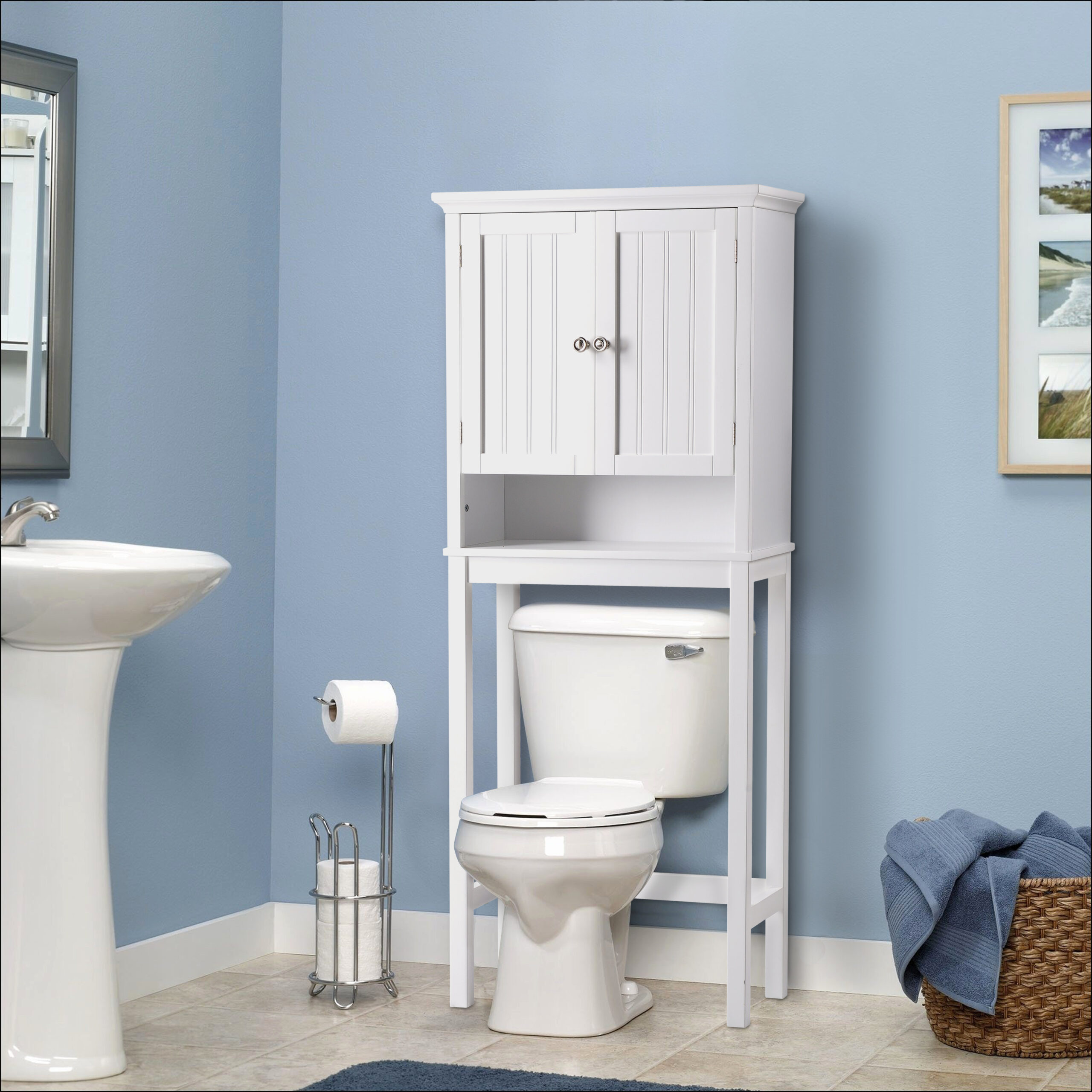 OS Home and Office Furniture Bathroom Space Saver over toilet