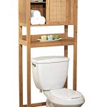 Amazon.com: Natural Bamboo Space Saver Bathroom Storage Space