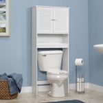 Shop Gymax Bathroom Space Saver Over The Toilet Shelved Storage