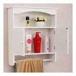 New Modern Wall Mount Bathroom Medicine Storage Cabinet Towel Shelf