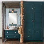 Teal Green Bathroom Vanity & Storage Cabinets - Decora