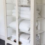 Beautiful Vintage cabinet for towel storage Need a bathroom big