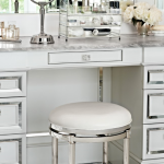 Bailey Vanity Stool | Holiday Gift Wish List | Bathroom vanity stool