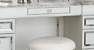 Bailey Vanity Stool | Holiday Gift Wish List | Bathroom vanity stool