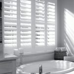 Bathroom Shutters, our specialist range of plantation shutters for wetroom  and shower room windows are