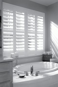 Bathroom Shutters, our specialist range of plantation shutters for wetroom  and shower room windows are