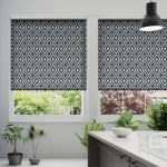 Blinds are a more practical choice than curtains in both kitchens and  bathrooms as they can generally be cleaned with a damp cloth and warm soap  water