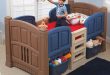 Boy's Loft & Storage Twin Bed | Kids Bed | Step2