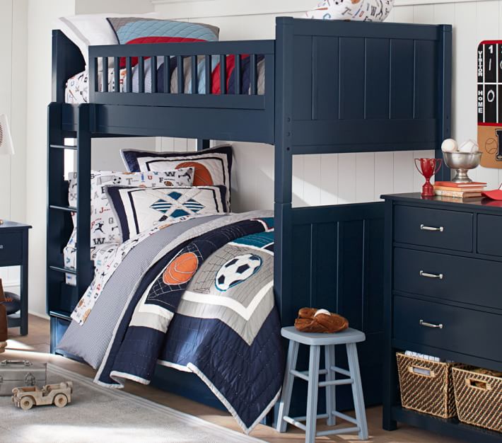 Camp Twin-Over-Twin Bunk Bed | Pottery Barn Kids