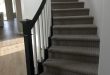 Herringbone stairway carpet. Best stair carpet for high traffic areas.  Tuftext carpet by Shaw.