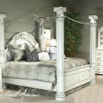 Four Poster King Bedroom Set Cherry 3 King High Poster Bed Cal King
