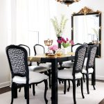 Black and White Dining Room - French - dining room - Style at Home