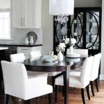 Black And White Dining Room Set - Salongallery Dining Room