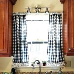 Black And White Toile Kitchen Curtains Marvelous Black And White