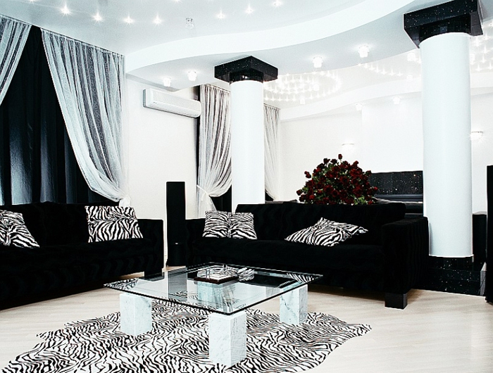 Black Leather Sofa Sets Inspiring Ideas for Living Room - hgnv