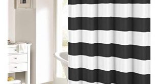 Black and White Striped Shower Curtain: Amazon.com