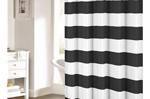 Black and White Striped Shower Curtain: Amazon.com
